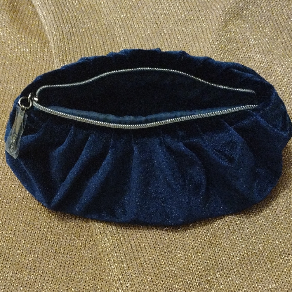 Lancome Paris Blue Velvet Makeup Clutch